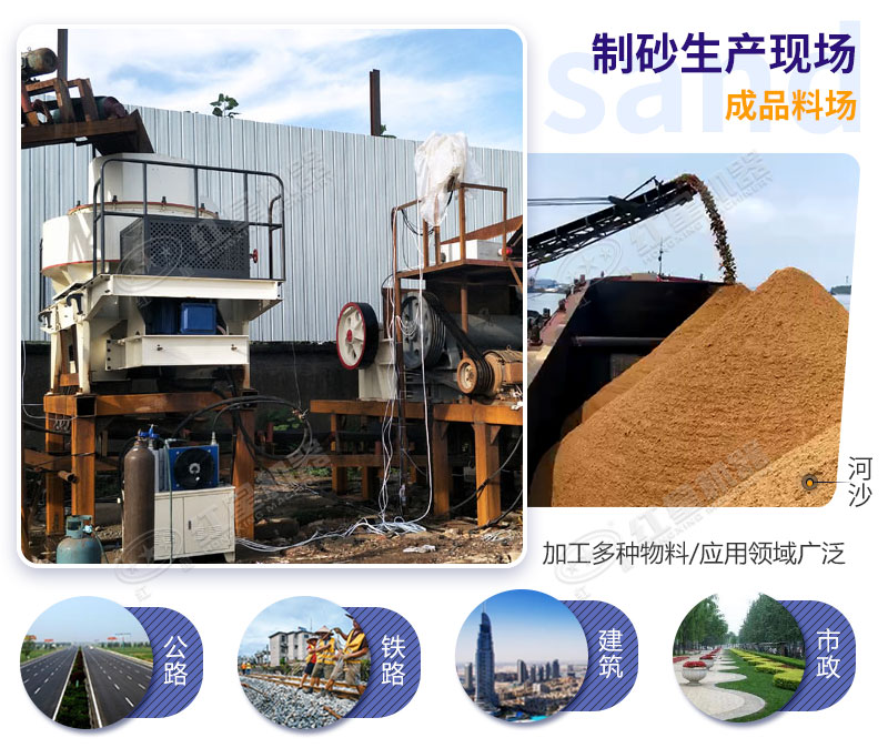 制砂生產(chǎn)線成品質(zhì)量高、效益高